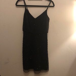 Black bridesmaid dress